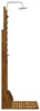 vidaXL Doccia da giardino, 205,5 cm, legno di acacia Anteprima dell’immagine prodotto 4