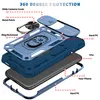 An exploded view diagram of a phone case, showing its layers and components. Produktbild-Vorschau