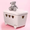 Bac à jouets en plastique avec couvercle 55 L Boîte de Voir les images du produit 2