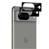 A close-up, angled view of the rear of a smartphone with camera lens protectors placed over the camera module. Produktbild-Vorschau