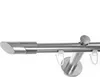 Innenlauf Gardinenstange Edelstahl look, Durchmesser 16mm, Produktbild-Vorschau 1