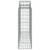 The Living Store Gabione mit Hochbogen 200x50x120/140 cm Produktbild-Vorschau 4
