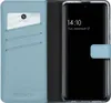 Selencia Echtleder Klapphülle Samsung Galaxy A51 - Air Blue Produktbild-Vorschau 1
