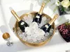 WOHNLING Sektkühler Hammerschlag Champagnerschale & Produktbild-Vorschau 4
