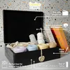 Caja de madera con tapa Creative Deco XL negra, 40 x 30 x Vista previa de la imagen del producto 4