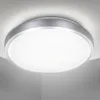 B.K.Licht LED Deckenleuchte Silber/Titan rund Ø29cm 15W Produktbild-Vorschau 6