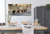 MuchoWow® Poster Rentiere - Bäume - Schnee 160x80 cm - Foto Produktbild-Vorschau 3