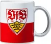 VfB Stuttgart Tasse aus Keramik 0,33 l Brustring rot weiß Produktbild-Vorschau 3
