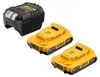 DeWalt DCB 1102 D2 Battery Starter Set 18 V con 2x batteria Anteprima dell’immagine prodotto 1