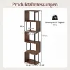COSTWAY 5-poziomowy regał na książki, regał stojący o Podgląd zdjęcia produktu 3