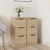 vidaXL Příborníky 2 ks Sonoma Dub 30x30x70 cm výrobek z Náhled obrázku produktu 2
