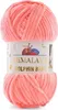 A ball of pink yarn with a label. Náhľad obrázku produktu