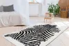 Rabbit Animal 400 Schwarz / Weiß 120cm x 160cm Produktbild-Vorschau 2