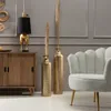 Vase Kairo, gold, Metall, 16,5x80 cm Produktbild-Vorschau 2