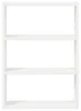 Estantería de pared madera de ingeniería blanca 43x9x60 cm Vista previa de la imagen del producto 4