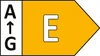 An energy efficiency label with a rating of E. Produktbild-Vorschau