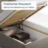 Home Collective Polsterbett 100x200 cm Doppelbett Bett mit Produktbild-Vorschau 5