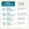 Betz Fleecedecke 130x170 cm 180g/m² – Weiche Wohndecke & Produktbild-Vorschau 7