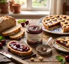 Zure kersenjam, extra kwaliteit, 230 g – 100% fruit, zonder Productafbeelding-voorbeeld 2