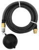 vidaXL Saugschlauch mit Messing-Anschlüssen Schwarz 1,1" 10 Produktbild-Vorschau 7