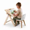 2-in-1 Kindermaltisch und Maltafel mit Papierrolle, Produktbild-Vorschau 1