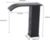 A diagram of a black faucet with dimensions indicated. Podgląd zdjęcia produktu