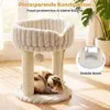 COSTWAY Katzenbaum in peluche, con tiragraffi, piattaforma Anteprima dell’immagine prodotto 7