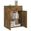 vidaXL Credenza in rovere fumé 60x30x75 cm Materiale a base Anteprima dell’immagine prodotto 4