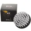 A product shot of a K2 Brill drill brush next to its packaging. Produktbild-Vorschau