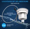 LED Poollampe 7 Farben Poolbeleuchtung Poollicht ohne Produktbild-Vorschau 3