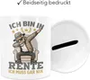 Ich bin in Rente Spardose – Lustiges Geschenk für Ruhestand Produktbild-Vorschau 3