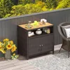 Rattan-Schrank, Sideboard für den Außenbereich mit Produktbild-Vorschau 1