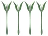 4PCS Serviettenhalter Blumenform Kunststoff Handtuchhalter Produktbild-Vorschau 1