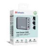 Verbatim GNC-240 GaN Charg. 240W 3xUSB-C PD, 1xUSB-A QC 3.0 Produktbild-Vorschau 8