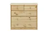 Möbilia Kommode | 5 Schubladen | Kiefer-Holz massiv | B 81 Produktbild-Vorschau 3