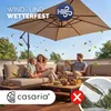 CASARIA® Sonnenschirmständerplatten 4er Set bis 80 kg Produktbild-Vorschau 5