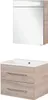 Fackelmann B.CLEVER Badmöbel Set 3-teilig, 60 cm, Braun Produktbild-Vorschau 1