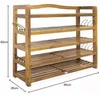 CASARIA® Schuhregal mit 5 Ebenen 95x26x82cm Produktbild-Vorschau 3