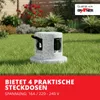 Grafner Gartensteckdose in Steinoptik mit 4 Steckdosen, Produktbild-Vorschau 3