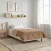 vidaXL Winterbettdecke 135 x 200 cm Winter Taupe Produktbild-Vorschau 4