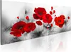 Italienischer Leinwand Leinwandbild - Grey Garden 120x40 cm Produktbild-Vorschau 3