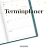 Terminplaner Lederlook 2027 Petrol Produktbild-Vorschau 2
