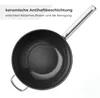 WMF 0748486021, Rund, Wok-/Bratpfanne, Schwarz, Edelstahl, Produktbild-Vorschau 4