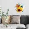 DEQORI Glasbild Echtglas 40x35 cm 'Sonnenblumenfreude' Produktbild-Vorschau 3