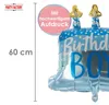 Folienballon Birthday Boy Shape blau 70 x 60 cm Produktbild-Vorschau 5