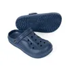 Zoccoli uomo HEYO leggeri da giardino con cinturino blu Anteprima dell’immagine prodotto 3