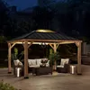 Sunjoy Zedernholz Gazebo / Pavillon 3x4 BRURI - 336cm x Produktbild-Vorschau 3