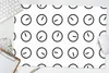 MuchoWow® Schreibtischunterlage Uhr - Muster - Minimalismus Produktbild-Vorschau 5