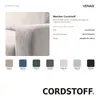 VENASI Ecksofa mit Schlaffunktion Luna L, Schwarz Cordstoff Produktbild-Vorschau 16