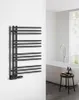 Aqualine POSEIDON Badheizkörper 450x740 mm, Schwarz matt Produktbild-Vorschau 1